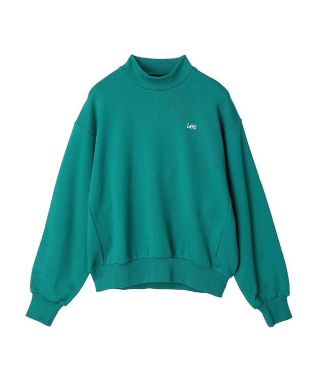 earth music&ecology Ｌｅｅ×ｅ．ｍ．ａ．ｅ．バックプリントプルオーバー Green