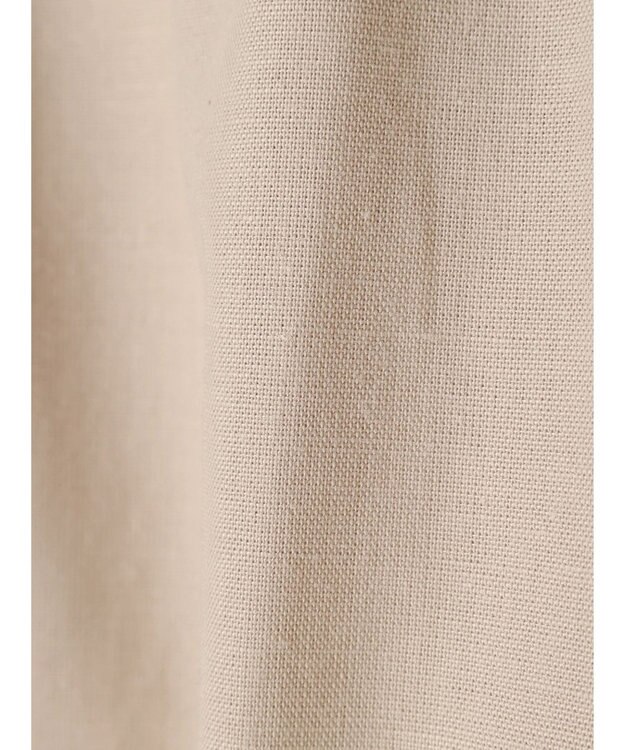 Green Parks 綿麻混イージーワイドパンツ Light Beige