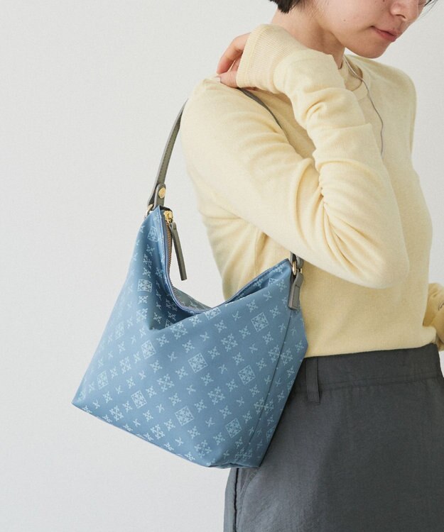 russet スタンダードミニショルダーバッグ <ナイロンジャガード>(CE-1627) DustyBlue