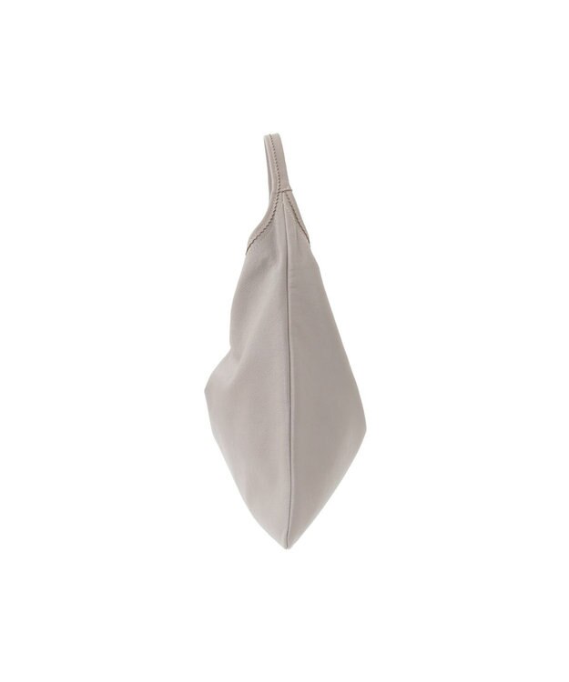 genten フェザートートバッグ　ワンショルダーバッグ ライトグレー