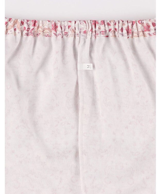 WACOAL ワコール_リラックス＆スリープ パジャマ 綿100%(本体) あったか 長袖 長ズボン ミントン レディース NDW459 /ワコール ホワイト