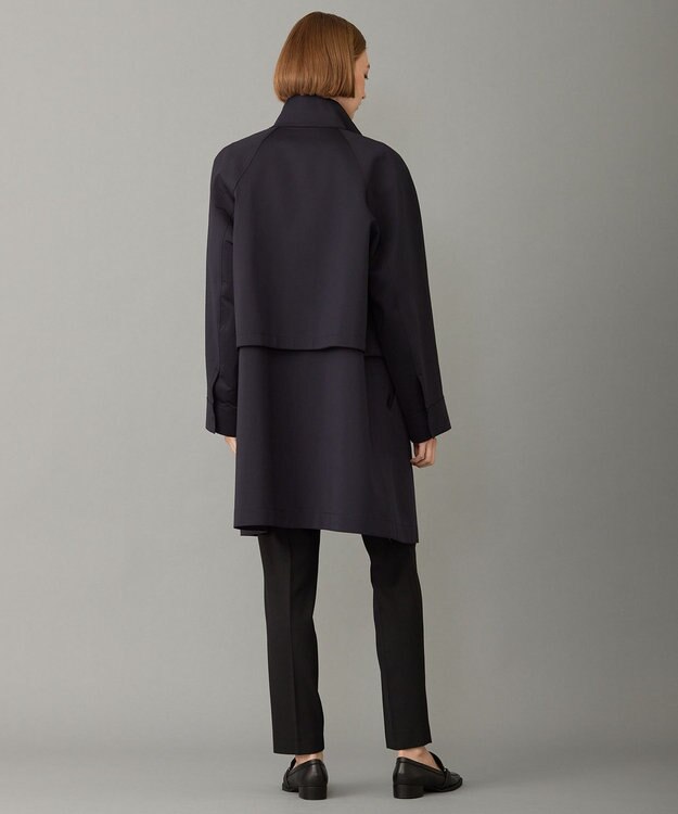 ICB ボンディングツイル スリーブレスアウター ネイビー系