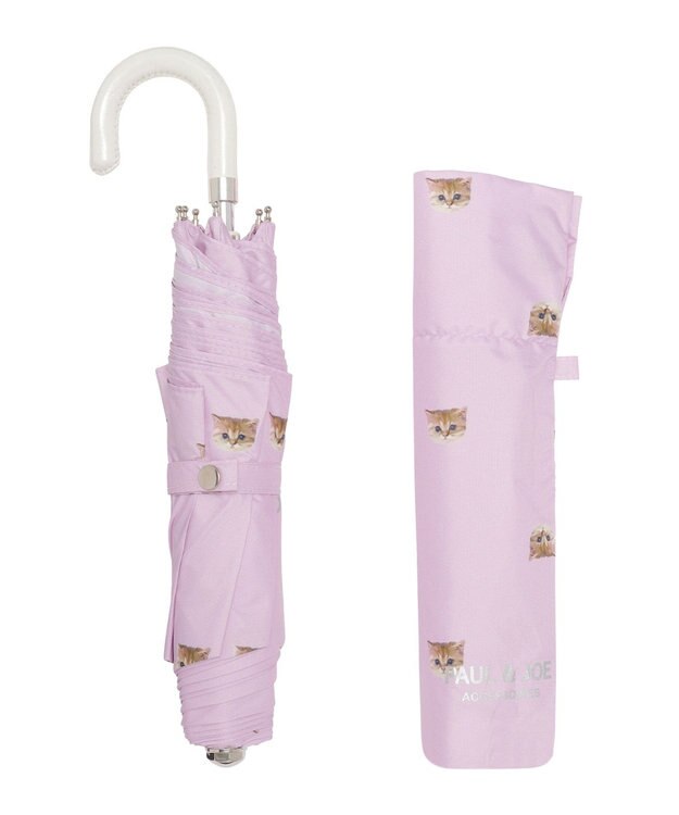 MOONBAT PAUL&JOE ACCESSOIRES(ポール＆ジョー アクセソワ) 折りたたみ傘 ヌネット ラベンダー