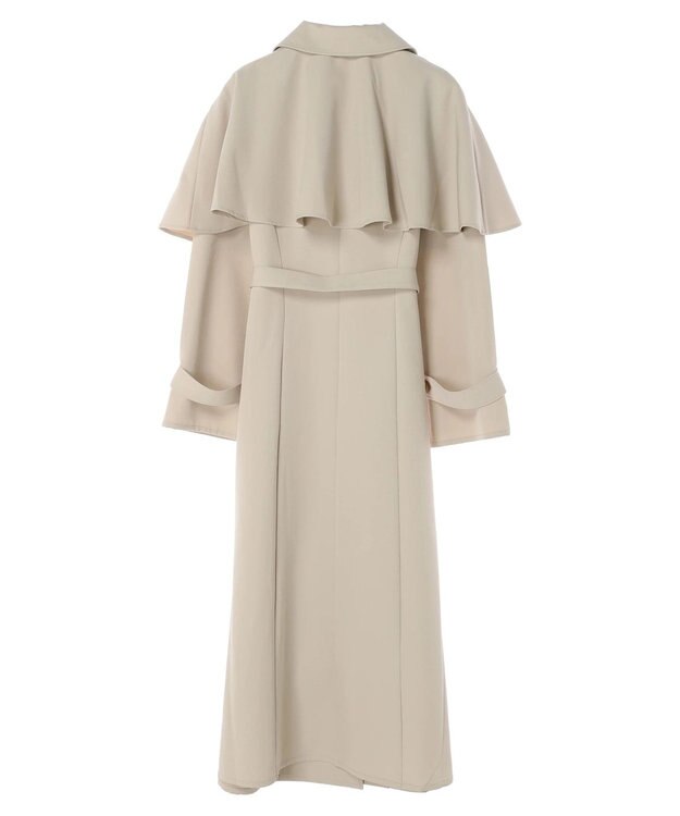 earth music&ecology ２ＷＡＹケープトレンチコート Light Beige