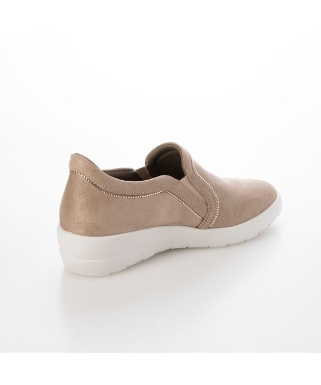 Riz raffinee <Riz raffinee>ヒールアップスリッポンスニーカー オークメタリック