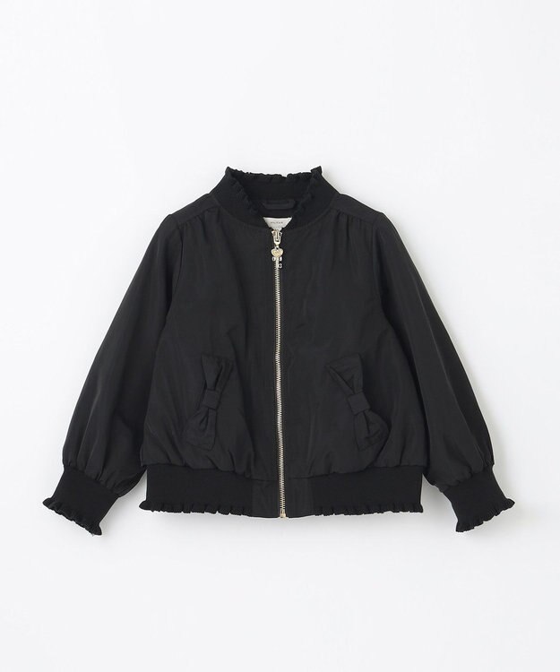 ANY KIDS ガーリー MA-1 ブラック