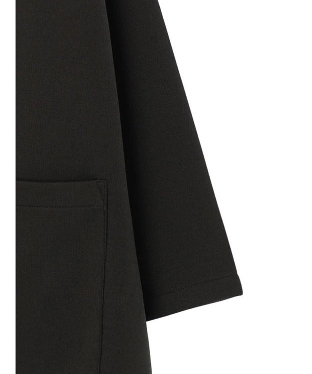 Green Parks ポンチフード付きカットカーディガン Dark Gray