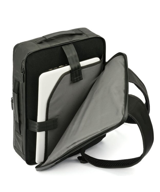 ACE BAGS & LUGGAGE ace. ガジェタブル エアV ビジネスリュック  B4サイズ 15.6インチPC収納 16L 酷暑対策 20032 エース ブラック