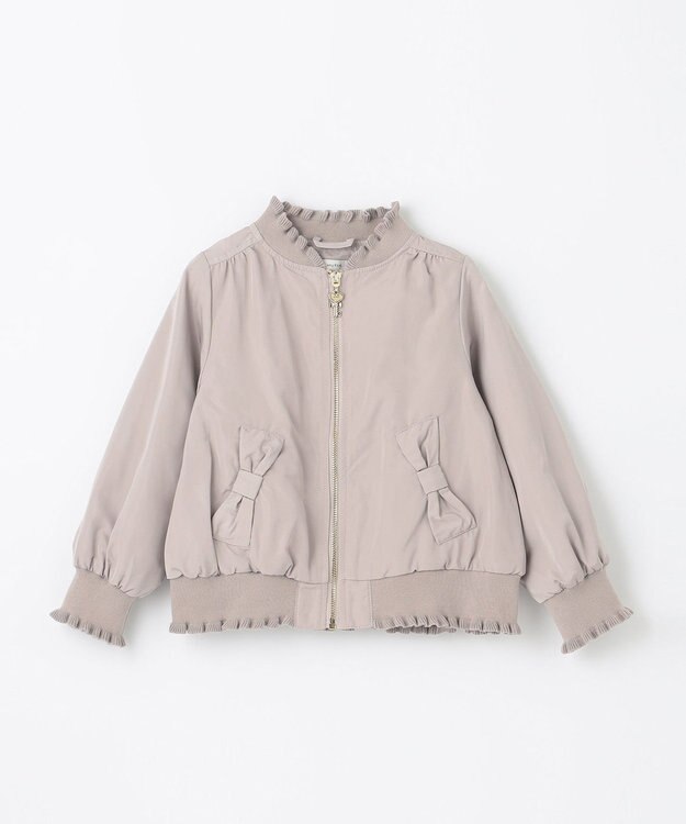 ANY KIDS ガーリー MA-1 ベージュ