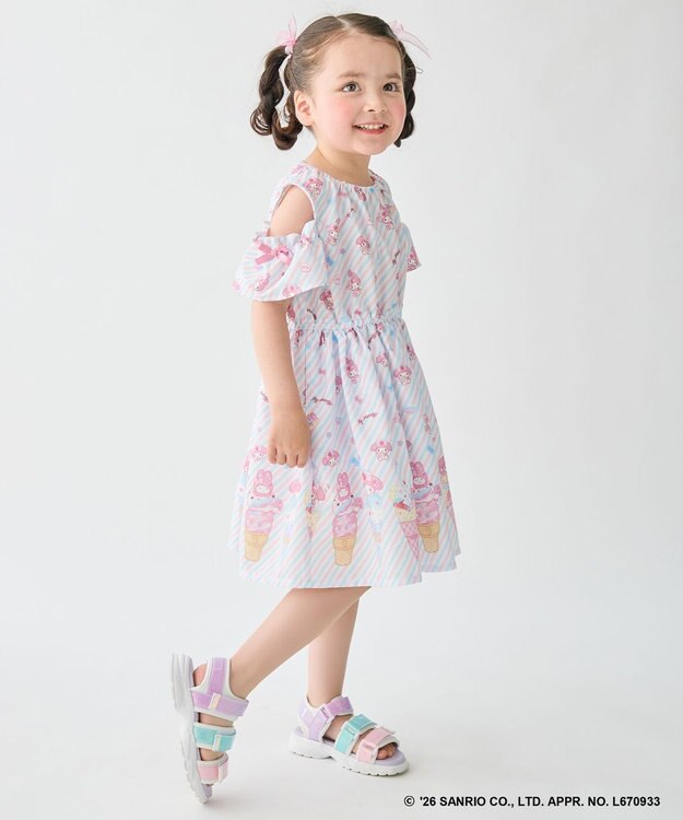 ANY KIDS 【サンリオキャラクターズ×ANY KIDS】2WAY ファンシーワンピース マイメロディ×ピンク