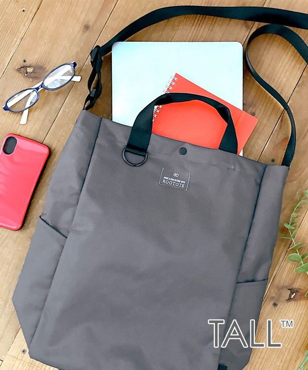 ROOTOTE 3558【ルートート】SC.トール2way.リップストップ-A 04：チャコール