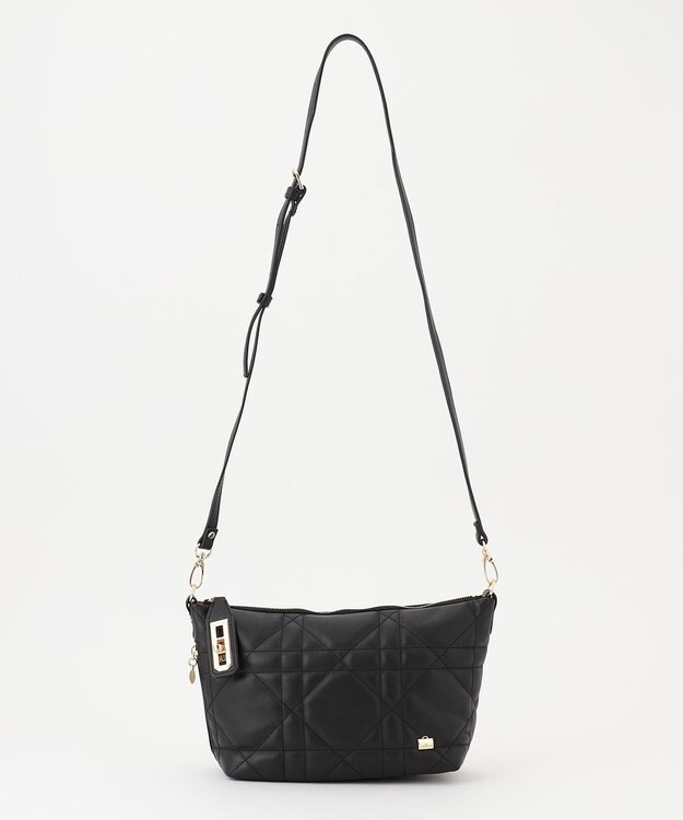 LA BAGAGERIE シープキルティング　2WAYショルダー ブラック