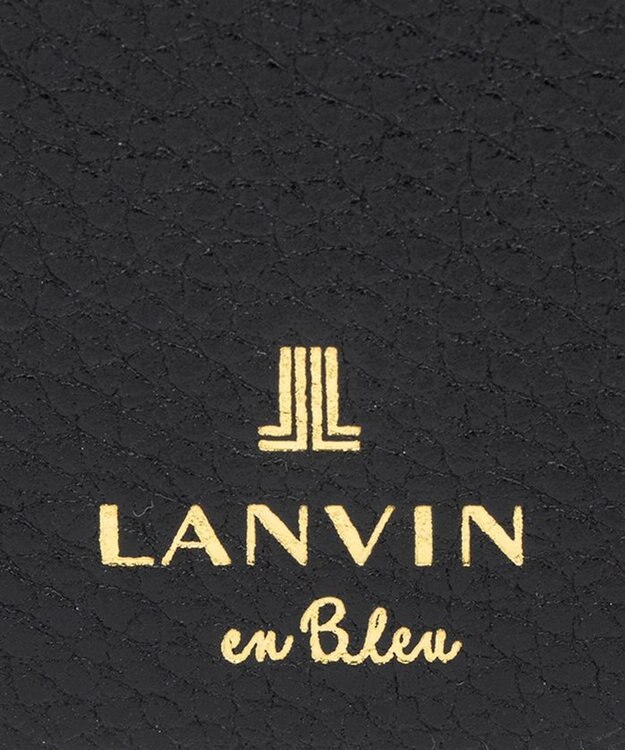 LANVIN en Bleu リュバン 薄マチ長財布 ブラック