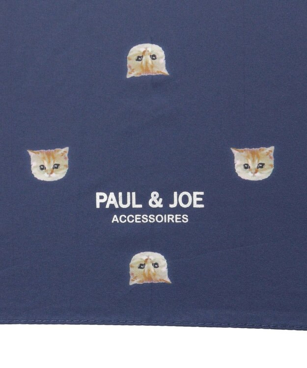 MOONBAT ポール＆ジョー アクセソワ 折りたたみ傘 ヌネット ネイビーブルー