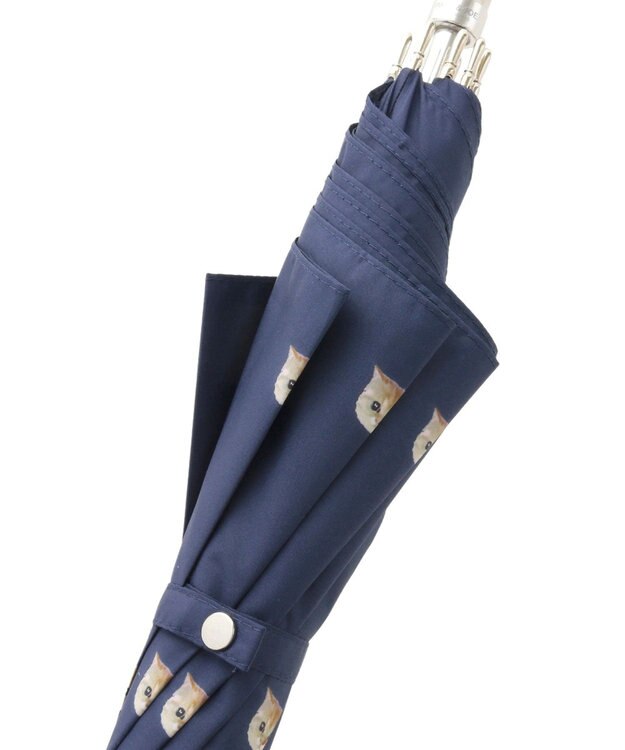 MOONBAT ポール＆ジョー アクセソワ 折りたたみ傘 ヌネット ネイビーブルー