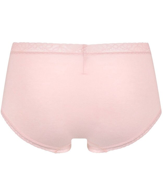 Wing ショーツ 綿混(身生地部) やさしい肌あたり 【デイリーフィット やわらかコットン】 はきこみ丈ふつう EC2330 ウイング／ワコール ピンク