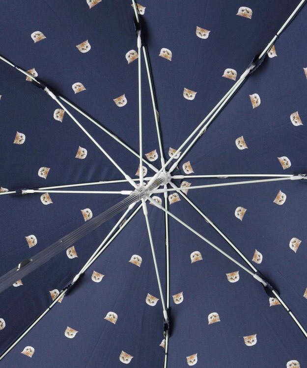 MOONBAT ポール＆ジョー アクセソワ 折りたたみ傘 ヌネット ネイビーブルー