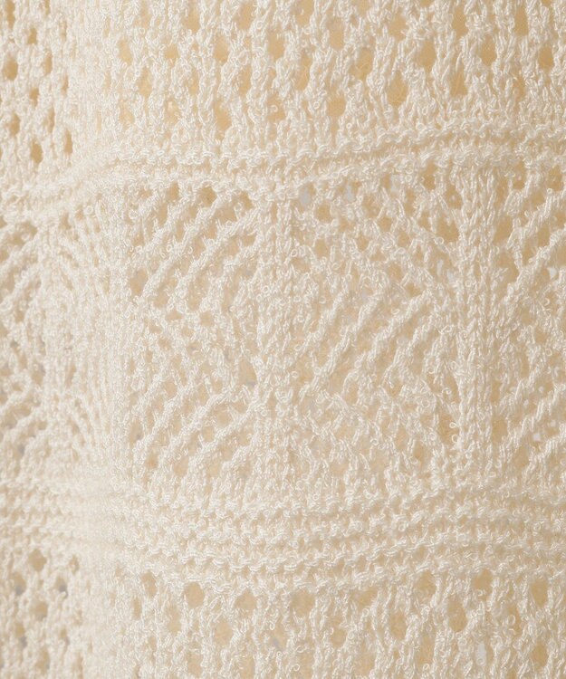 AMERICAN HOLIC レース編みニットタイトスカート Ivory