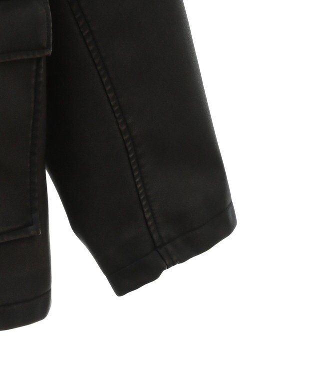 Green Parks ■ＥＳＣＡＲ　ウ゛ィンテージ調エコレザージャケット Brown