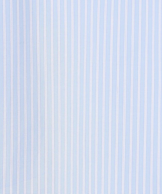 J.PRESS MEN 【J.PRESS ORIGINALS】Broad Stripe Open Half Sleeve Shirt / Baggy-Fit サックスブルー系1