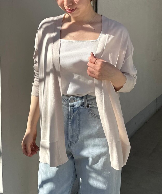 UNFILO イージーカーディガン [WEB限定]ベージュ