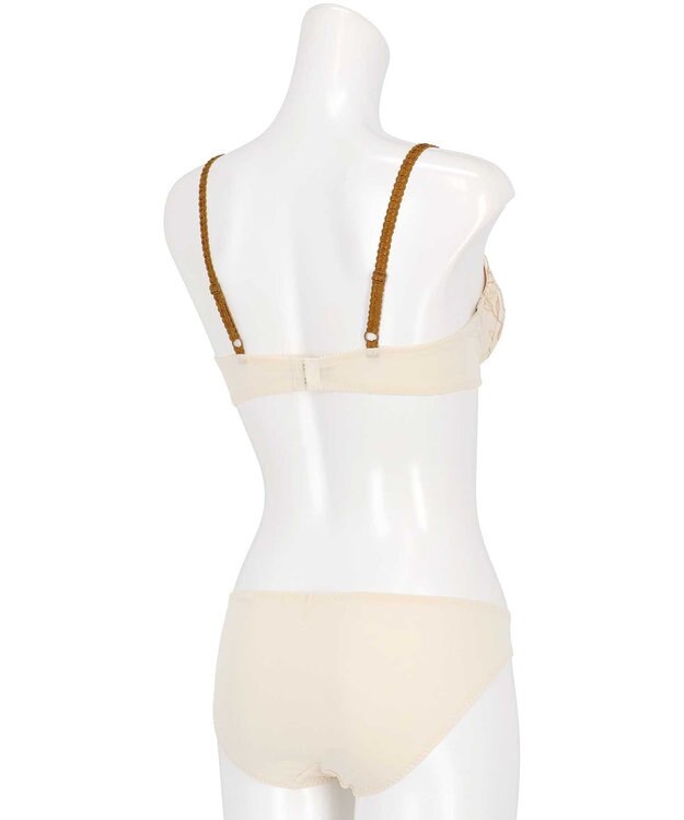 AMPHI ブラジャー ショーツセット 自然なまる胸メイク 【ブラ＆ショーツセット】 上下セット ブラ BCC231 アンフィ／ワコール ベージュ