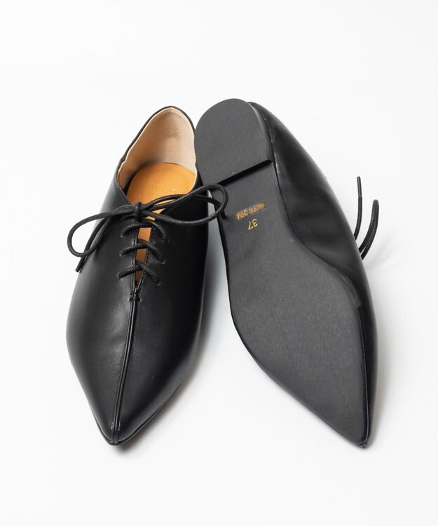 BONTRE 【MIONOTIS/ミオノティス】レースアップバブーシュ/553B ブラック