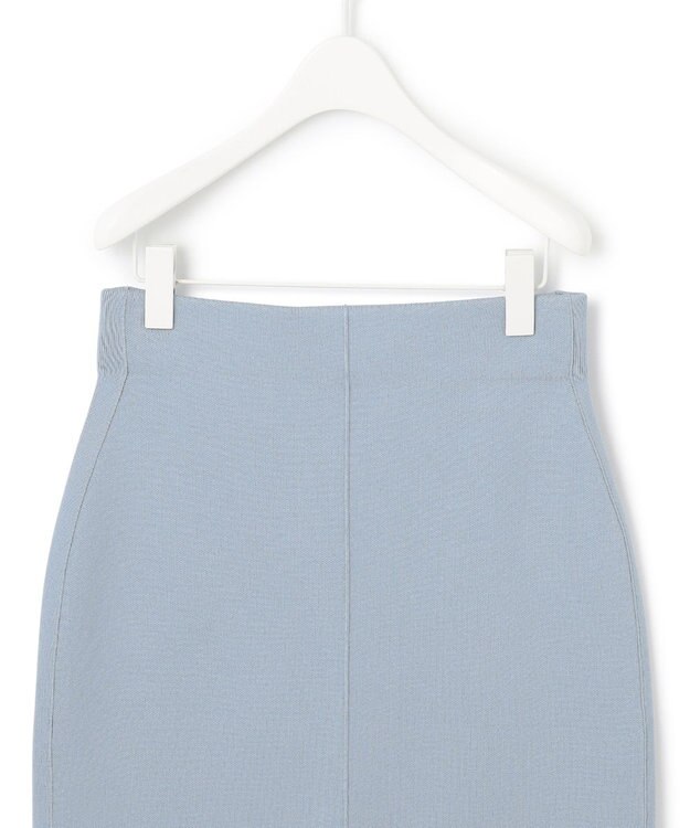 ICB 【洗える】 シンセティックハイゲージ ニットスカート ライトブルー系