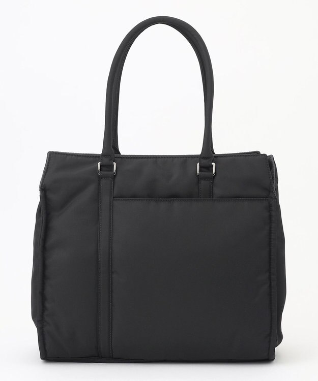 Y'SACCS 【ムック本掲載】ツイルナイロン　スクエアトート　Mサイズ ブラック