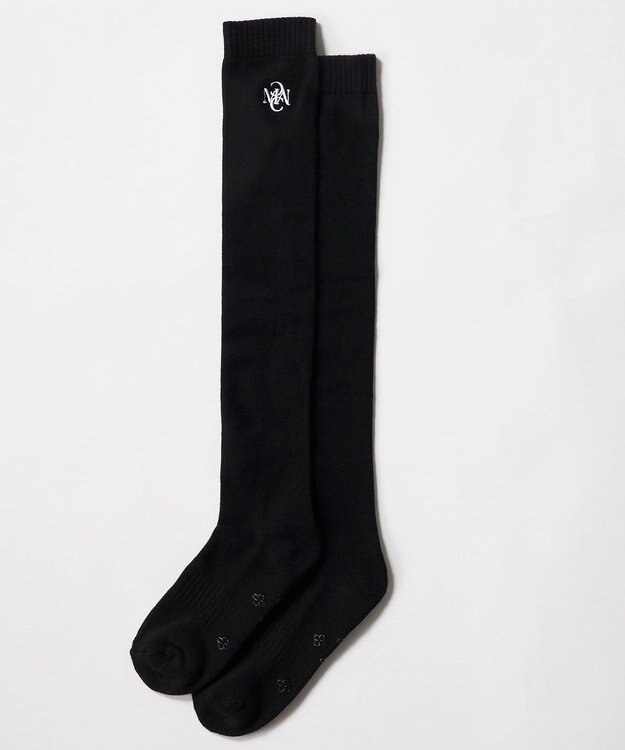 FILA GOLF／marie claire 【marie claire SPORT】 ハイソックス ブラック