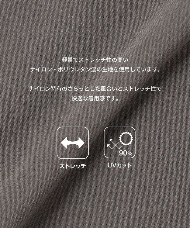 PW CIRCULUS 【MEN】サイドパンチング テーパードパンツ ゴルフ グレー系