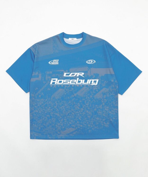 WEGO 【ユニセックス着用/MLサイズ展開】フォトゲームグラフィックT（SS） ブルー