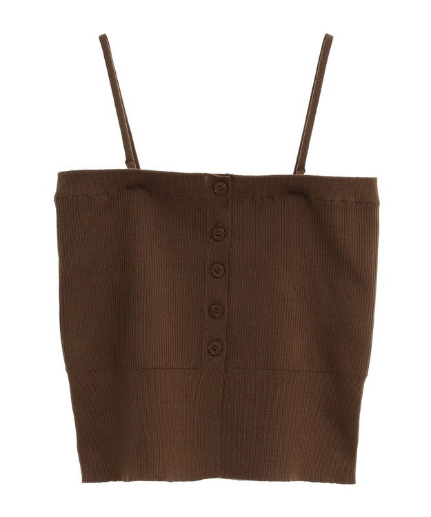 earth music&ecology ＳＥＴ２点コンパクトＴＥＥ＋マルチｗａｙニットビスチ Brown