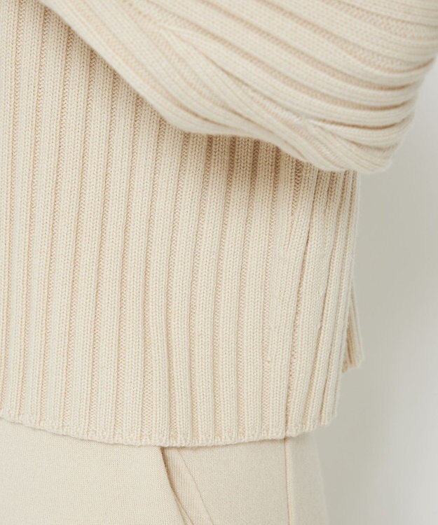 uncrave 【洗える】メリノウール ショートカーディガン（uncrave WHITE） エクリュ