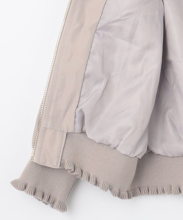 ANY KIDS ガーリー MA-1 ベージュ