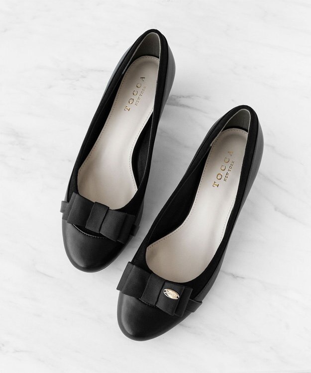 TOCCA GROSGRAIN RIBBON PUMPS パンプス ブラック系