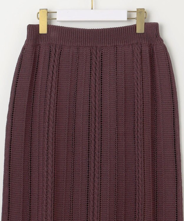 ANY SIS 【2点セット】ニット セットアップ ブラウン