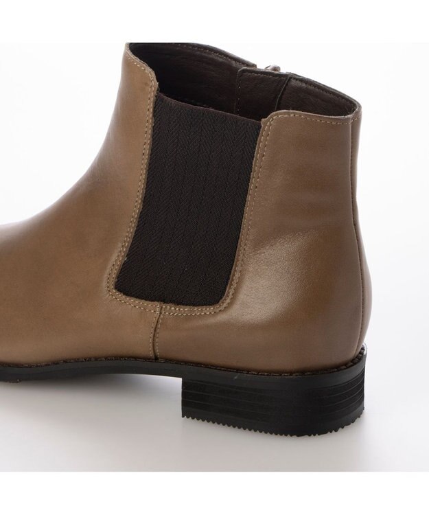 ing サイドゴアショートブーツ グレー