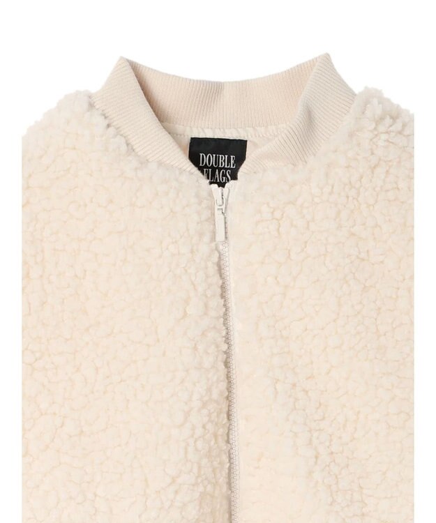 Green Parks ・Ｄｏｕｂｌｅ　Ｆｌａｇｓ　　ボアブルゾン Ivory