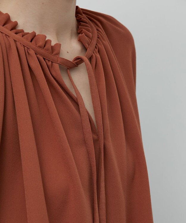 BEIGE， PALAIS / ギャザーワンピース Tan