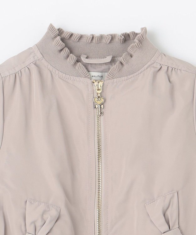 ANY KIDS ガーリー MA-1 ベージュ