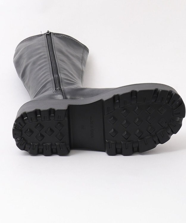 WEGO プレーンロングブーツ ブラック