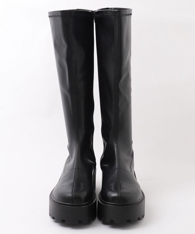 WEGO プレーンロングブーツ ブラック