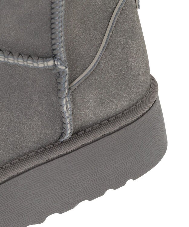 Green Parks ・ｍｉｎｉａ　フェイクムートンショートブーツ Gray