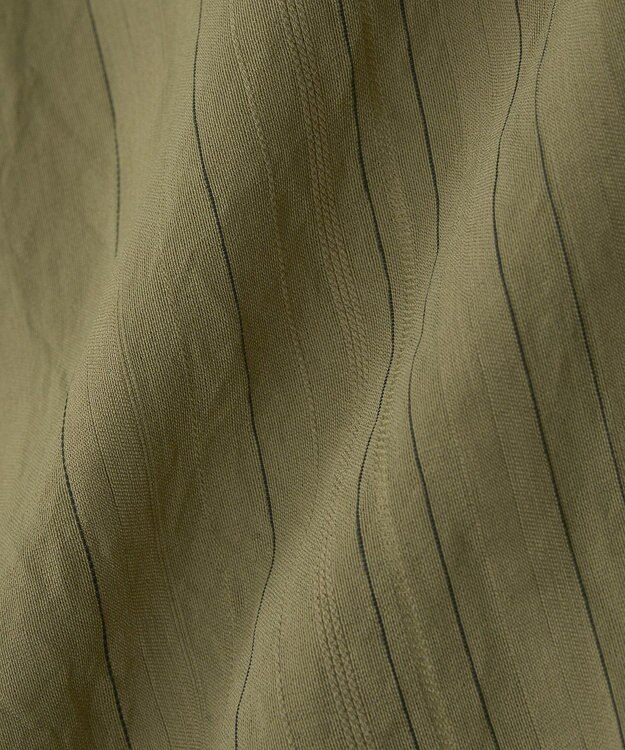 Green Parks ドロストネックフレンチスリーブブラウス Khaki