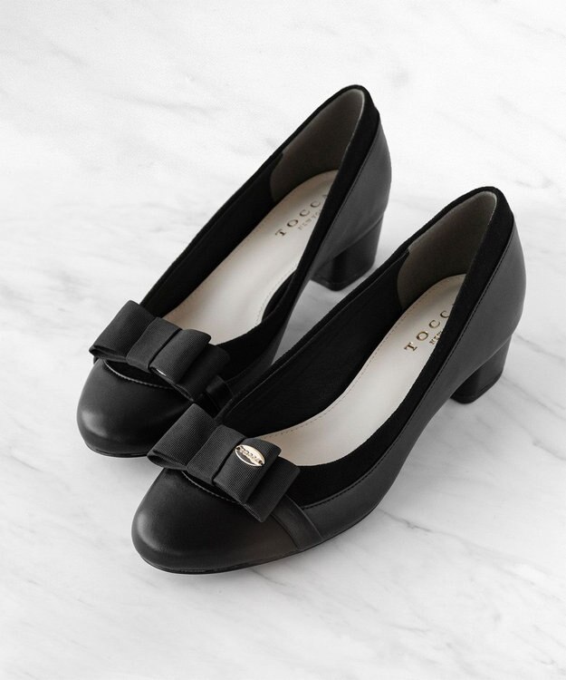 TOCCA GROSGRAIN RIBBON PUMPS パンプス ブラック系