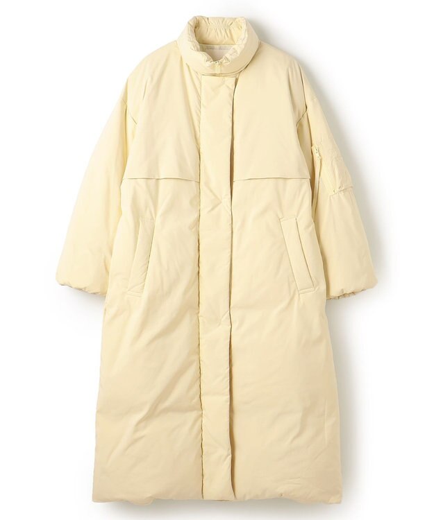 uncrave 【撥水・洗濯機洗い可】プルーフ ダウン ロングコート（uncrave WHITE） ペールイエロー