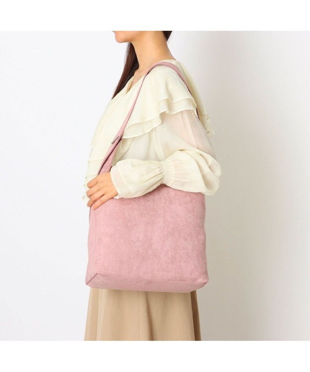 UNBILLION カシュカシュ cachecache / フェイクスエードホーボーバッグ ピンク