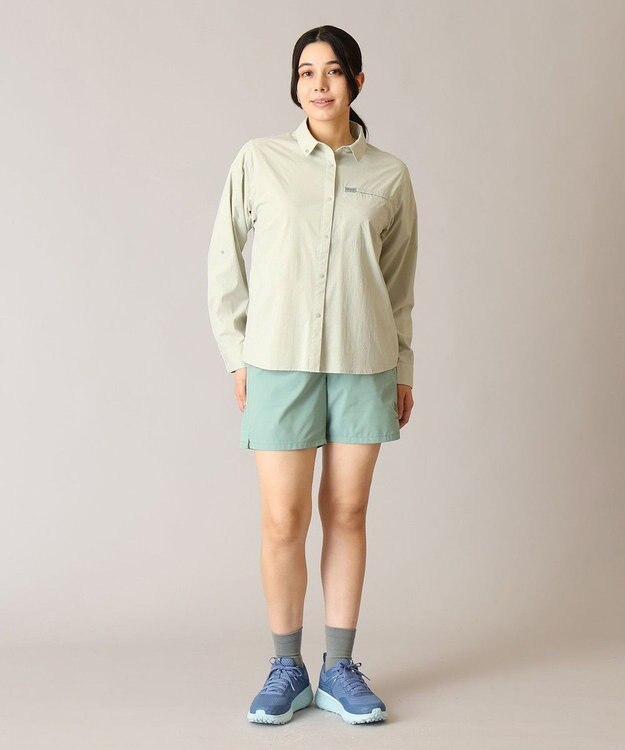 Columbia Columbia/ ウィメンズトレイルラッシュロングスリーブシャツ /コロンビア Pixel