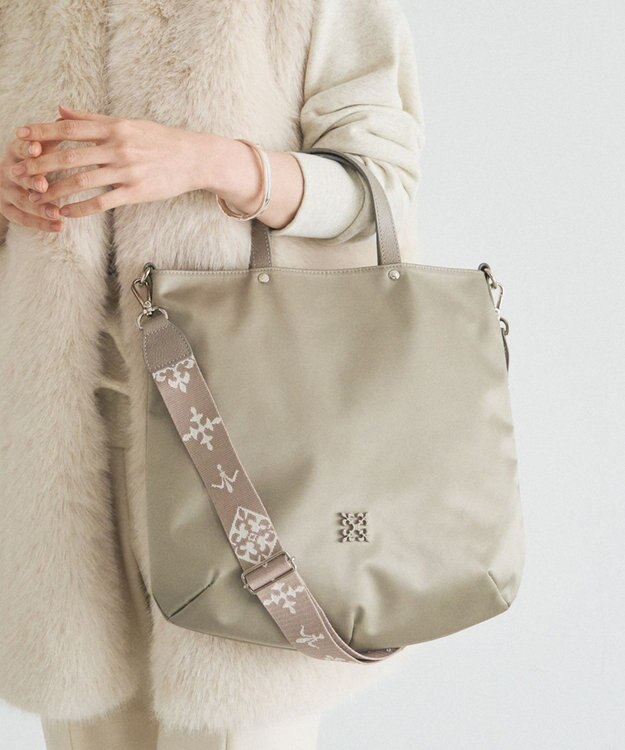 WEB限定》クラウズナイロン2wayトートバッグ(CE-1501-WEB) / russet